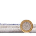 Think Rugs artemis b9076a blue silver Blue, Grey Living Room Geometric Rug.