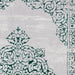 Think Rugs artemis b9076a green silver Green, Grey Living Room Geometric Rug.