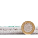 Think Rugs artemis b9076a green silver Green, Grey Living Room Geometric Rug.