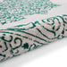 Think Rugs artemis b9076a green silver Green, Grey Living Room Geometric Rug.