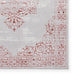 Think Rugs artemis b9076a rose silver Grey, Pink Living Room Geometric Rug.