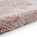 Think Rugs artemis b9076a rose silver Grey, Pink Living Room Geometric Rug.