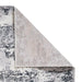 Think Rugs artemis b9289a grey Grey Living Room Geometric Rug.