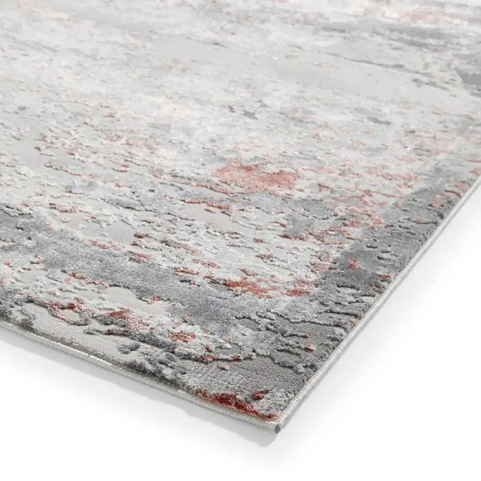 Think Rugs artemis b9289a pink Multicoloured, Pink Living Room Geometric Rug.