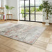 Think Rugs artemis b9289a pink Multicoloured, Pink Living Room Geometric Rug.