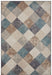 Hanse Home terrain bakke cream multi Blue, Multicoloured, Cream Living Room Moroccan Rug.