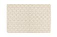 Origins sculptured washable basket weave ivory Ivory Living Room Striped Rug.