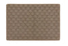 Origins sculptured washable basket weave mink Brown Living Room Striped Rug.
