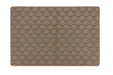 Origins sculptured washable basket weave mink Brown Living Room Striped Rug.