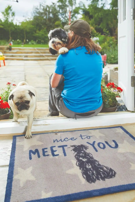 Hug Rug hug rug pet battersea meet you Multicoloured Kitchen  Doormat Rug.
