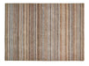 Origins fine stripe beige Beige Living Room Wool Rug.