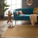 Esselle urmston sisal jute tiger eye beige Beige Living Room Natural Fibre Rug.