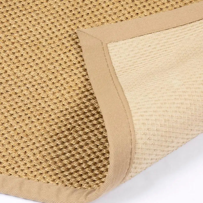 Esselle urmston sisal jute tiger eye beige Beige Living Room Natural Fibre Rug.