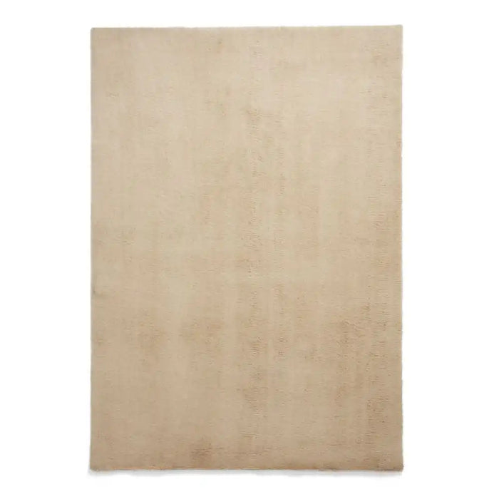 Think Rugs kara washable beige Beige Living Room Shaggy Rug.