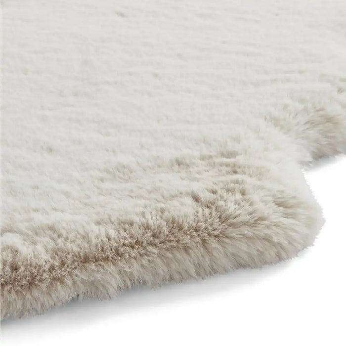 Think Rugs super teddy sheepskin beige Beige Living Room Shaggy Rug.