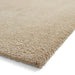 Think Rugs kara washable beige Beige Living Room Shaggy Rug.