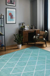 Homemaker maestro berber teal Blue, Teal Living Room  Rug.