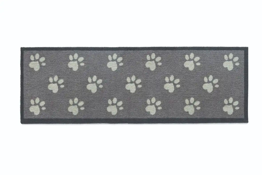 My Mats howler and scratch big paw 1 Grey Outdoor  Washable Rug.