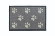 My Mats howler and scratch big paw 1 Grey Outdoor  Washable Rug.