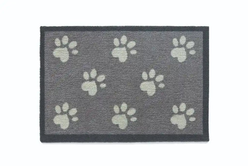 My Mats howler and scratch big paw 1 Grey Outdoor  Washable Rug.