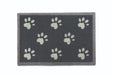 My Mats howler and scratch big paw 2 Grey, Black Outdoor  Washable Rug.