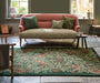 Morris & Co morris and co bird tump green 128307 Green Living Room Wool Rug.