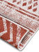 NorthRugs twin supreme biri cayenne Orange Living Room Striped Rug.