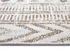 NorthRugs twin supreme biri linen Brown Living Room Striped Rug.