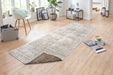 NorthRugs twin supreme biri linen Brown Living Room Striped Rug.