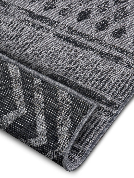 NorthRugs twin supreme biri night silver Grey Living Room Striped Rug.