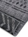 NorthRugs twin supreme biri night silver Grey Living Room Striped Rug.