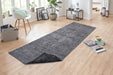 NorthRugs twin supreme biri night silver Grey Living Room Striped Rug.