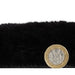Think Rugs super teddy sheepskin black Black Living Room Shaggy Rug.
