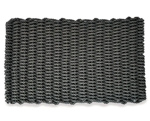 My Mats outdoor rope black Black Outdoor  Washable Rug.