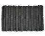 My Mats outdoor rope black Black Outdoor  Washable Rug.