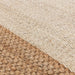Asiatic cedar bleach natural Beige Living Room Natural Fibre Rug.