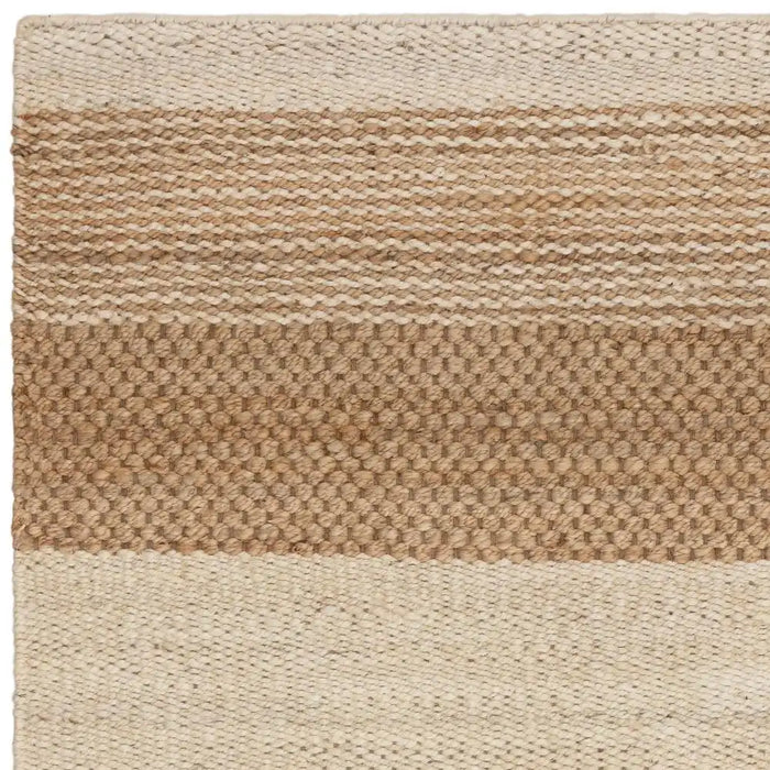 Asiatic cedar bleach natural Beige Living Room Natural Fibre Rug.