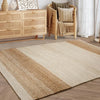 Asiatic cedar bleach natural Beige Living Room Natural Fibre Rug.