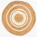 Esselle altrincham reverseable bleached jute Beige Living Room Natural Fibre Rug.