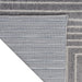 Calvin Klein ck023 balance bln01 grey ivory Grey Living Room Geometric Rug.