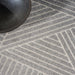 Calvin Klein ck023 balance bln01 grey ivory Grey Living Room Geometric Rug.