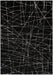 Calvin Klein ck023 balance bln02 black ivory Black Living Room Geometric Rug.
