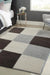 Homemaker snug melrose blocks grey Grey Living Room Geometric Rug.