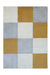 Homemaker snug melrose blocks ochre Grey, Yellow, Ivory Living Room Geometric Rug.
