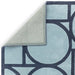 Asiatic metro blue Blue Living Room Wool Rug.