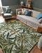 Morris & Co morris and co bluebell leafy arbour green 127607 Green Living Room Wool Rug.