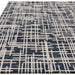 Asiatic mason blueprint Blue Living Room Geometric Rug.
