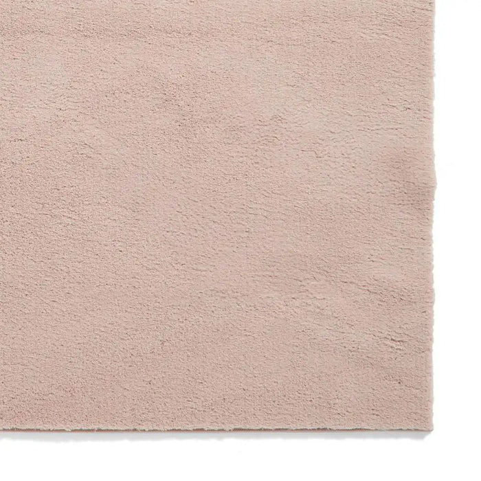 Think Rugs bay washable blush Pink Living Room Shaggy Rug.