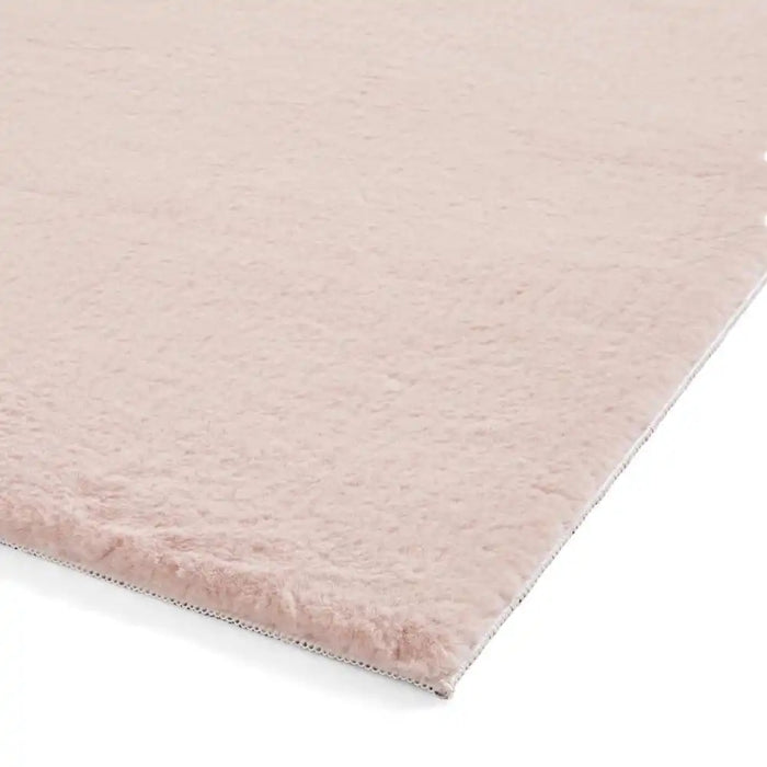 Think Rugs snug blush Pink Living Room Shaggy Rug.