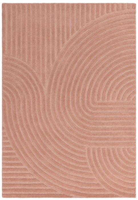 Asiatic hague blush Pink Living Room Wool Rug.